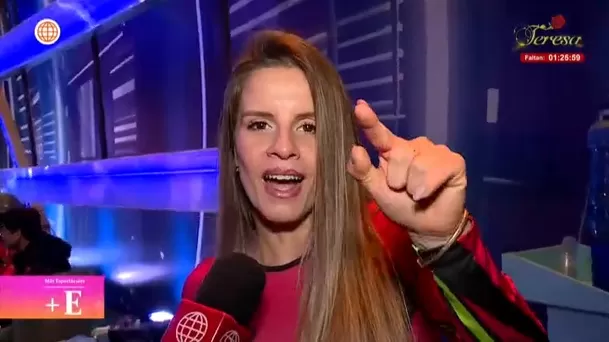 Alejandra Baigorria retornó a 'Esto es guerra'. Foto: América TV Alejandra Baigorria retornó a 'Esto es guerra'. Foto: América TV