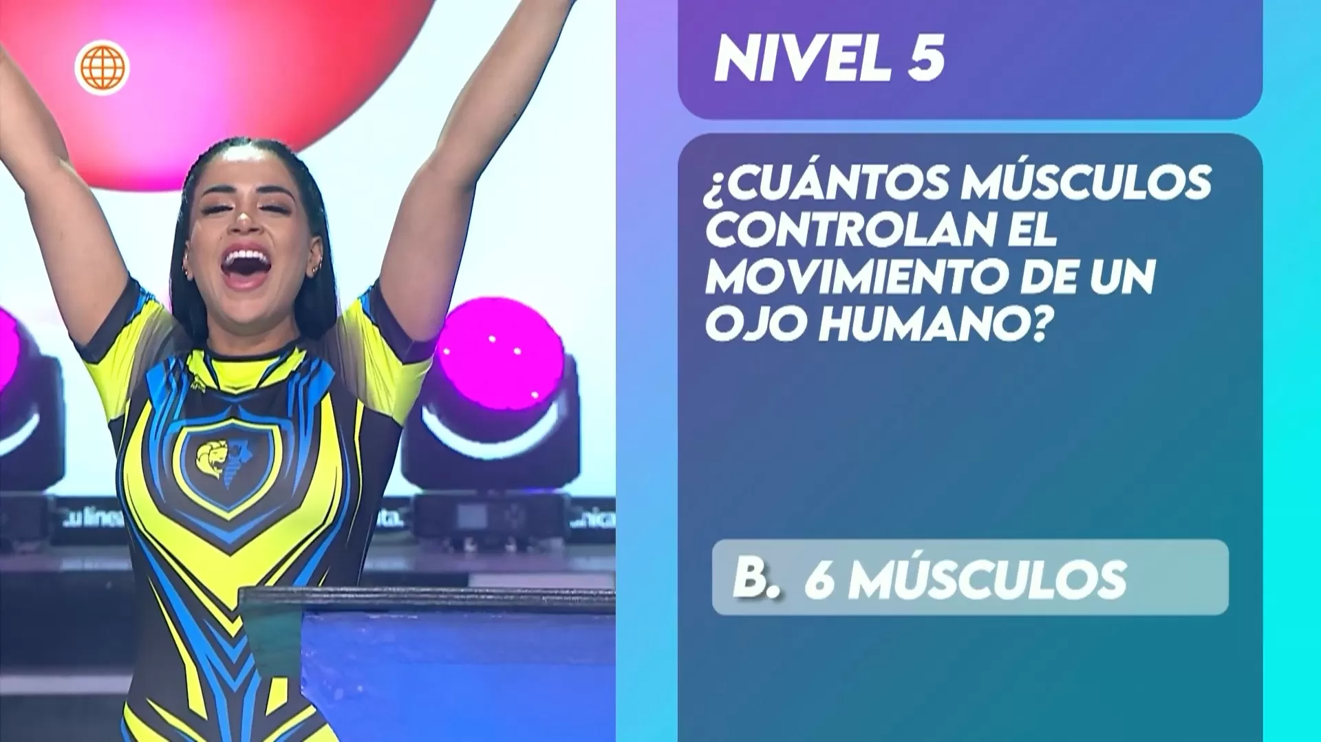 Onelia Molina celebró su victoria ante Alejandra Baigorria. Fuente: AméricaTV