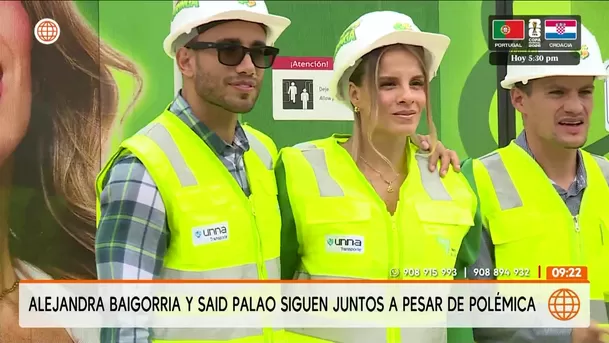 Alejandra Baigorria y Said Palao reaparecen juntos ante la prensa tras polémica en Argentina / América Espectáculos Alejandra Baigorria y Said Palao reaparecen juntos ante la prensa tras polémica en Argentina / América Espectáculos