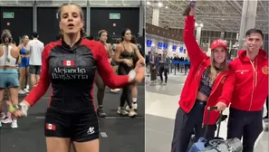 Alejandra Baigorria volvió a ponerse la camiseta del Perú en una competencia internacional. Video: América TV