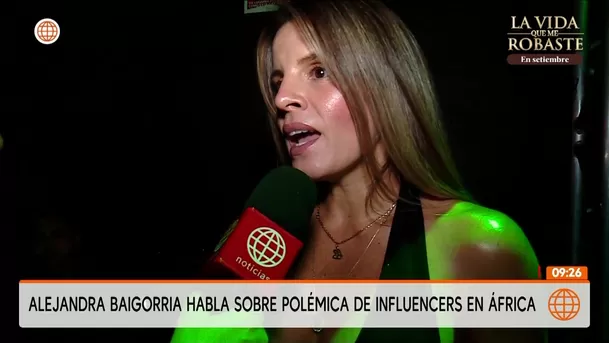 Alejandra Baigorria rompió su silencio luego de que DW Español utilizara imágenes de su viaje a África. Foto: América Espectáculos Alejandra Baigorria rompió su silencio luego de que DW Español utilizara imágenes de su viaje a África. Foto: América Espectáculos