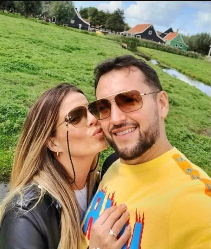 Alejandra Baigorria y el empresario Arturo Caballero cuando fueron pareja en el 2019/Foo: Archivo Instagram