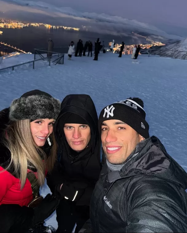 Alejandra Baigorria viajó a Noruega junto a Said Palao y su hermano Sergio. Fuente: Instagram 