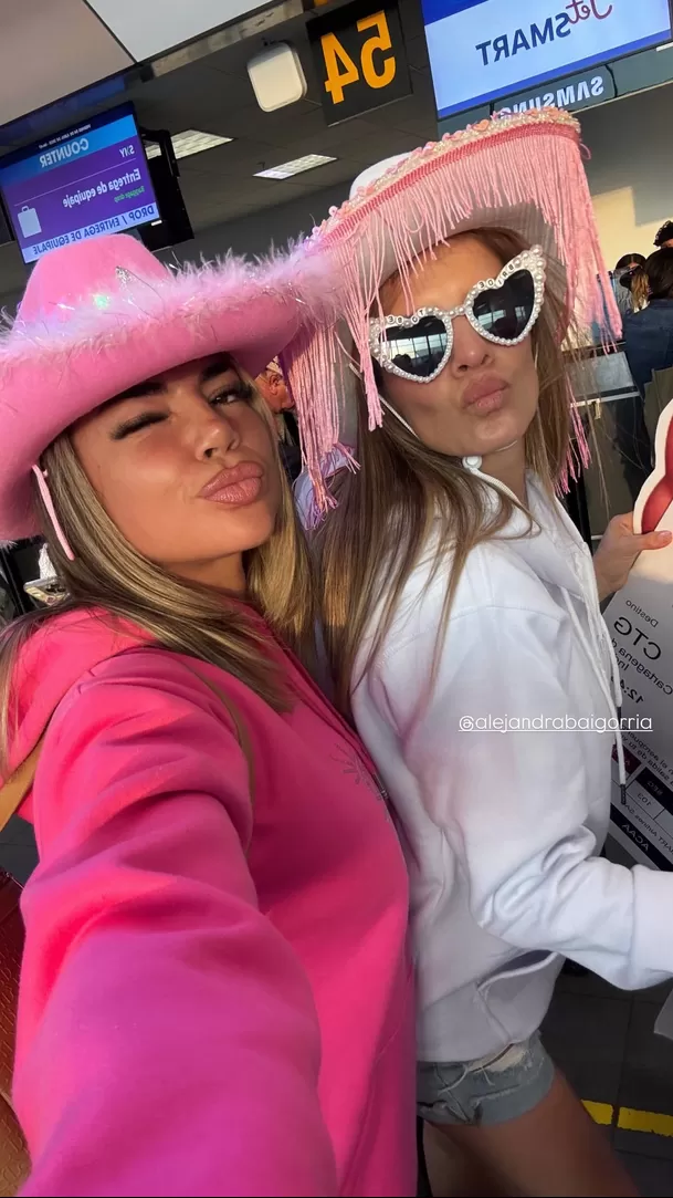 La modelo argentina Flor Ortola se sumó a la despedida de soltera de Alejandra Baigorria / Instagram La modelo argentina Flor Ortola se sumó a la despedida de soltera de Alejandra Baigorria / Instagram
