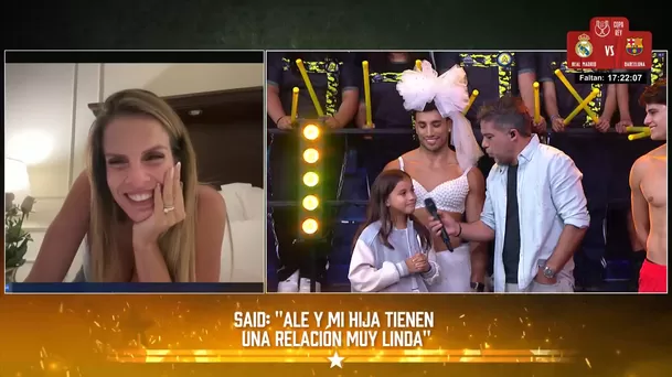 Alejandra Baigorria lloró y no pudo hablar ante palabras de hija de Said Palao. Fuente: AméricaTV Alejandra Baigorria lloró y no pudo hablar ante palabras de hija de Said Palao. Fuente: AméricaTV