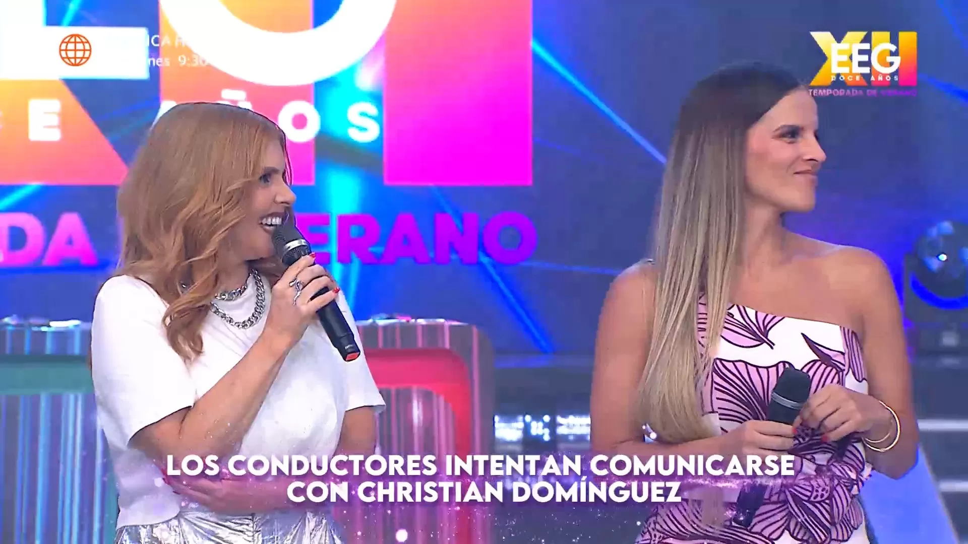 Reacción de Alejandra Baigorria cuando le pidieron regresar a EEG. Fuente: AméricaTV