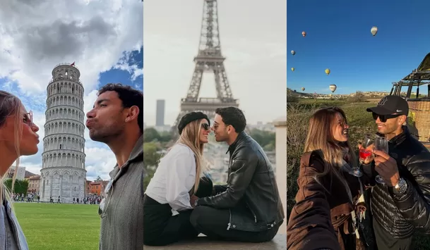 La luna de mile de Alejandra Baigorria y Said Palao / Instagram