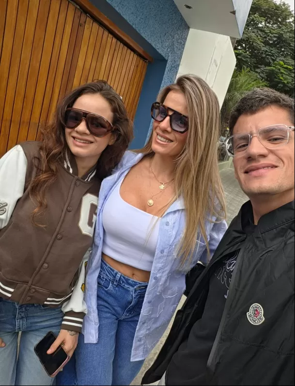 Alejandra Baigorria y sus hermanos Sergio Baigorria y Thamara Medina / IG: @baigorria33
