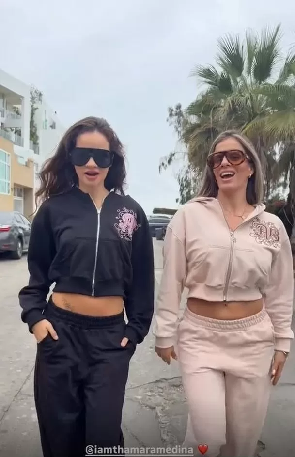 Alejandra Baigorria y Thamara Medina se juntaron para sesión de fotos / IG: @alejandrabaigorria