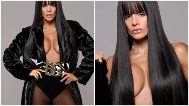 Alejandra Baigorria impactó al lucir pelinegra y en topless. Fuente: Instagram