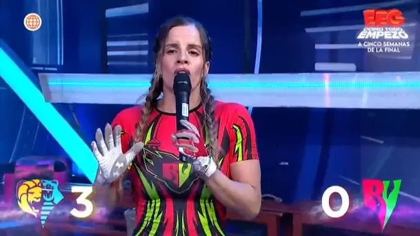 Alejandra Baigorria volvió a dejar clara su postura sobre los presuntos “engreimientos” de los guerreros. Foto: América TV Alejandra Baigorria volvió a dejar clara su postura sobre los presuntos “engreimientos” de los guerreros. Foto: América TV