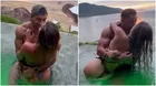 Alejandra Baigorria y Flavia Laos a puros besos con Said y Austin Palao en Brasil 