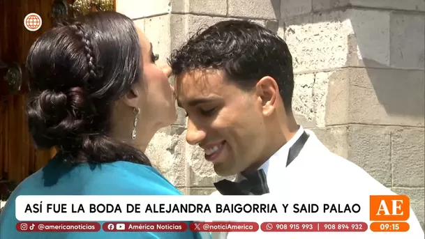 Said Palao con su madre María Rosa Castro antes de la boda con Alejandra Baigorria / América Espectáculos Said Palao con su madre María Rosa Castro antes de la boda con Alejandra Baigorria / América Espectáculos