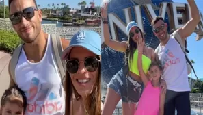 Alejandra Baigorria y Said Palao: Los mágicos días de la pareja con la pequeña Caetana en Disney 