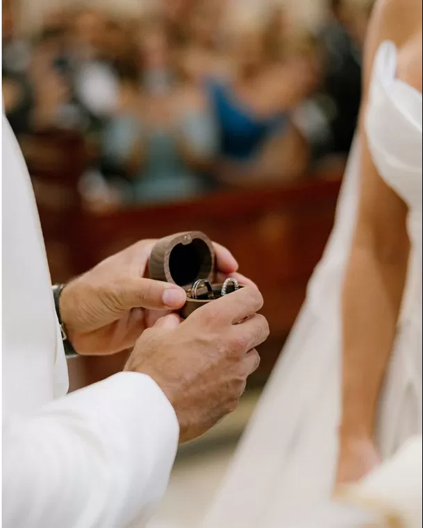 Los aros de matrimonio de Alejandra Baigorria y Said Palao / Instagram