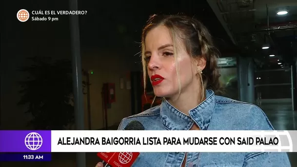 Alejandra Baigorria habla de su mudanza con Said Palao / Más Espectáculos 