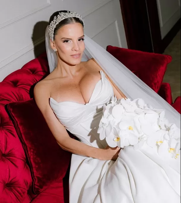 Alejandra Baigorria y Said Palao dieron tremenda fiesta por su matrimonio. Foto: Instagram