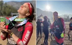 Alejandra Baigorria y su celebración tras clasificar al Mundial Grecia 2022 por ganar carrera de obstáculos  - Noticias de repechaje-mundial