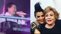 Alejandra Guzmán lloró al recordar a su madre Silvia Pinal en un concierto en México/Fotos y video: Instagram