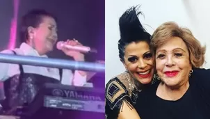 Alejandra Guzmán lloró al recordar a su madre Silvia Pinal en un concierto en México/Fotos y video: Instagram