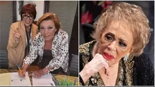 Alejandra Guzmán y Sylvia Pasquel defienden la Fundación de Silvia Pinal. Fuente: Instagram