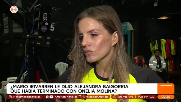 Alejandra Baigorria respondió si Mario Irivarren le dijo si terminó o no con Onelia Molina en la fiesta de su matrimonio / América Espectáculos