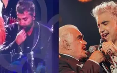 Alejandro Fernández llora al recordar a su padre Vicente Fernández en pleno concierto - Noticias de alejandro-toledo