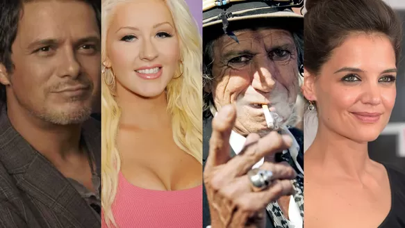 Alejandro Sanz, Christina Aguilera Brad Pitt y Keith Richard están de cumpleaños