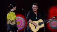 Alejandro Sanz: Javiera Mena se olvidó letra de canción en Viña del Mar