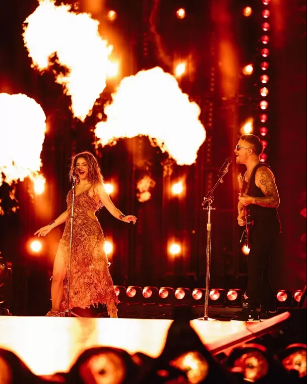 Alejandro Sanz y Shakira se juntaron en un show de la colombiana / Instagram Alejandro Sanz y Shakira se juntaron en un show de la colombiana / Instagram