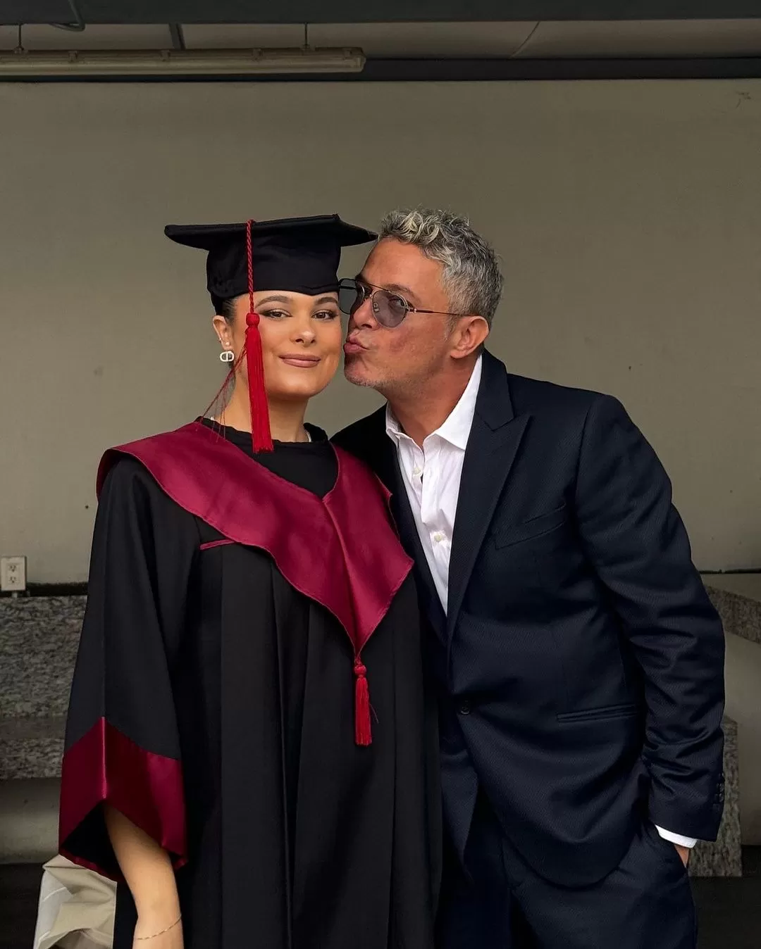 Alejandro Sanz compartió el emotivo momento que vivió en la graduación de su hija Manuela/Foto: Instagram