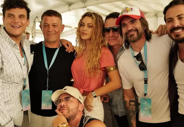Alejandro Sanz y Candela Márquez en el evento de Fórmula 1 con Fonseca, Juanes y otros artistas / Instagram