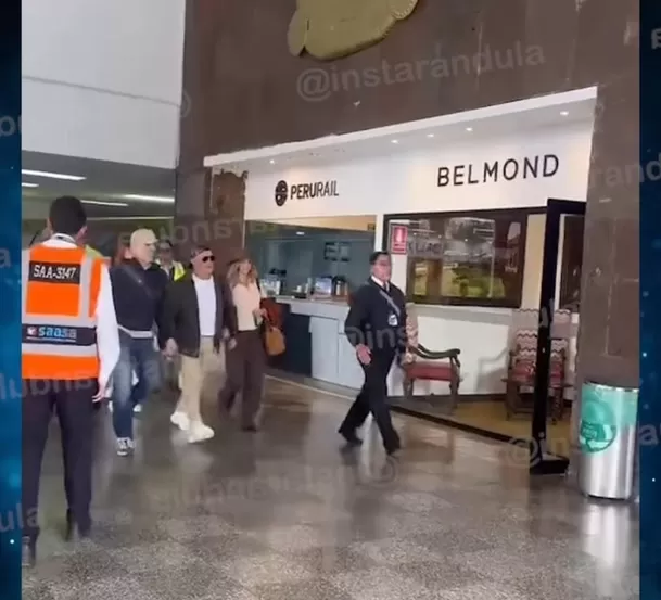 Alejandro Sanz y Stephanie Cayo captados juntos en Cusco / Instagram: Instarandula