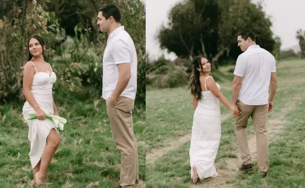 A pocas horas de su matrimonio, Aleska Zambrano publicó un romántico video junto a su prometido, Manolo Rodríguez, emocionando a sus seguidores con inéditas imágenes de ambos A pocas horas de su matrimonio, Aleska Zambrano publicó un romántico video junto a su prometido, Manolo Rodríguez, emocionando a sus seguidores con inéditas imágenes de ambos