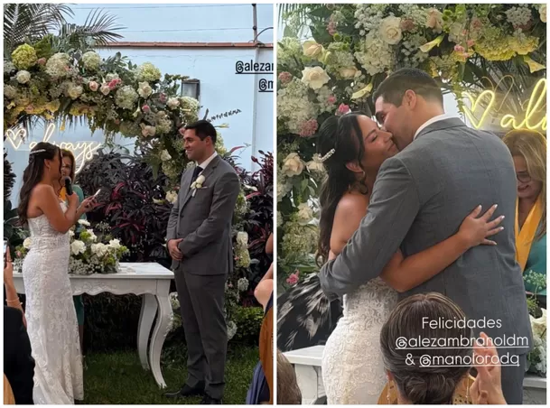 Así fue la boda de Aleska Zambrano, ex de Manolo Rodríguez / IG: @alezambranoldm Así fue la boda de Aleska Zambrano, ex de Manolo Rodríguez / IG: @alezambranoldm