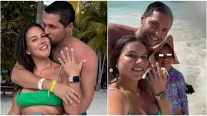 Aleska Zambrano, expareja de Said Palao, anunció su compromiso junto a Caetana / Instagram