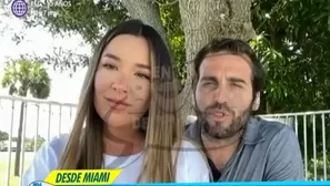 Desde Miami, la actriz presentó en televisión a su pareja 