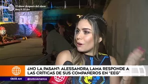 Alessandra Lama les responde a Ducelia Echevarría y a Rosángela Espinoza por críticas