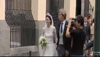 Boda de Alessandra de Osma y Christian de Hannover. Foto: captura de TV