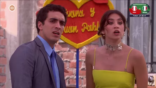 Alessia interrumpió boda de Juan Pablo y Juana / AméricaTV Alessia interrumpió boda de Juan Pablo y Juana / AméricaTV