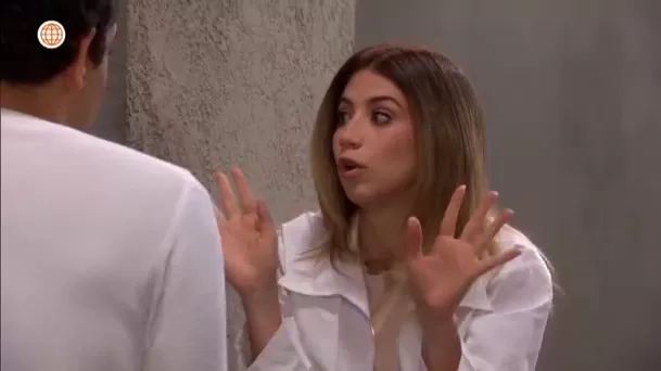 Alessia prometió guardar el secreto de July y Cristóbal. Foto: América TV Alessia prometió guardar el secreto de July y Cristóbal. Foto: América TV