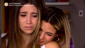 Alessia lloró por Jimmy y fue consolada por Macarena. Fuente: AméricaTV