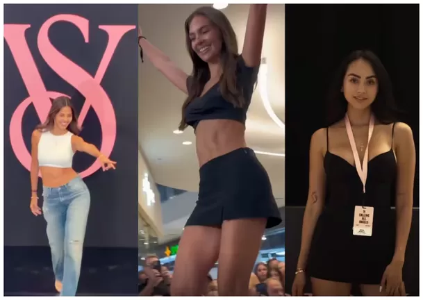 Las peruanas en el casting de la famosa marca Victoria's Secret / IG: @msperu / @lucianafusterg / @alemorillog 