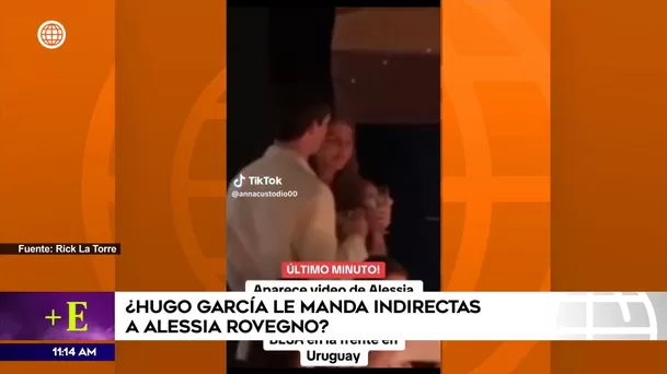 Alessia Rovegno recibió beso en la frente de un atractivo galán / Ric La Torre / América Espectáculos