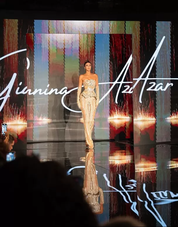 Alessia Rovegno lució prendas de la famosa diseñadora Giannina Azar en el New York Fashion Week / Instagram Alessia Rovegno lució prendas de la famosa diseñadora Giannina Azar en el New York Fashion Week / Instagram