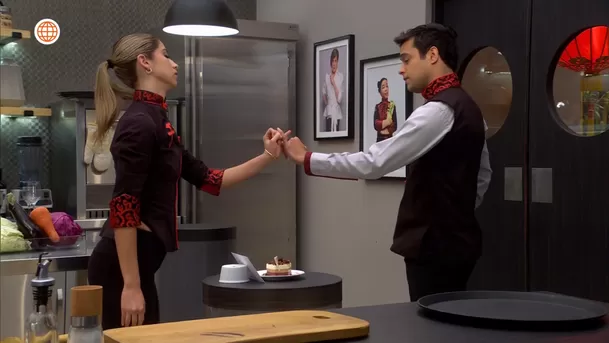 Alessia se reconcilió con Cristóbal tras encerrarlo con July. Fuente: AméricaTV