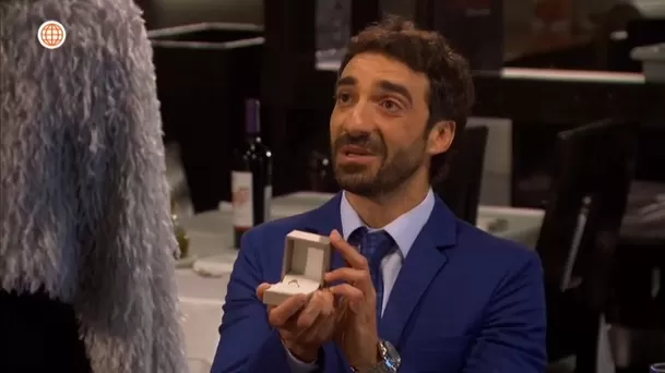 Alessia Montalbán aceptó casarse con Juan Pablo. Foto: América TV Alessia Montalbán aceptó casarse con Juan Pablo. Foto: América TV