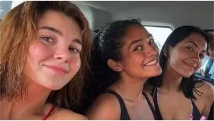 Alex Béjar, Guadalupe Farfán y Brenda Matos disfrutaron un día de playa. Fuente: Instagram