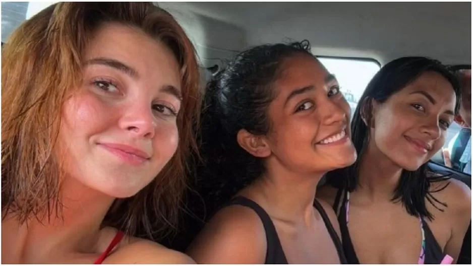 Alex Béjar, Guadalupe Farfán y Brenda Matos disfrutaron un día de playa. Fuente: Instagram