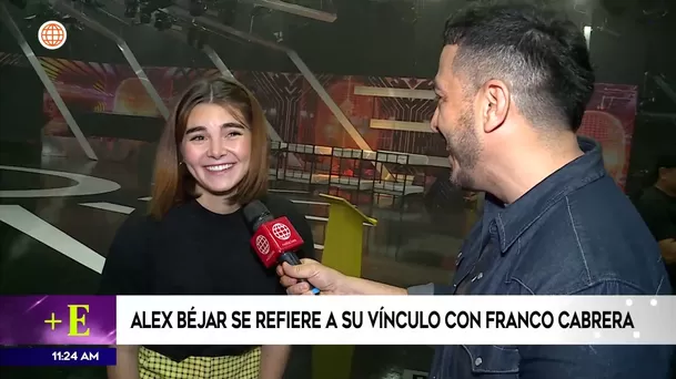 Alex Béjar respondió sobre sus besos con Franco Cabrera / Más Espectáculos